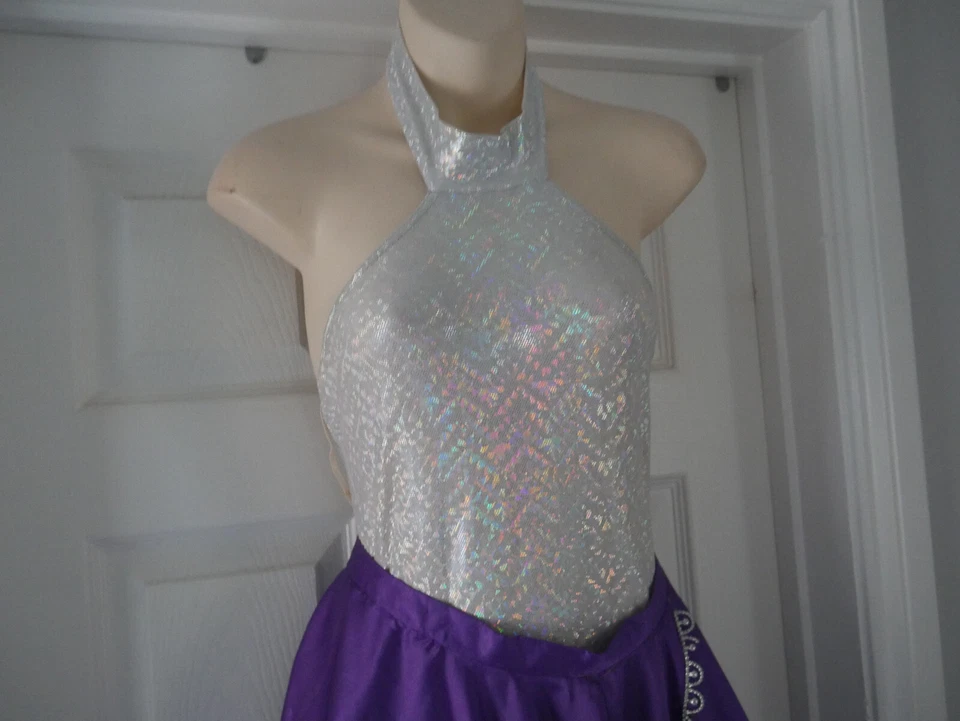 Dance Costume Freed London Size 3 26" Waist Full Skirt Rock N Roll Leotard - Image 3 of 4