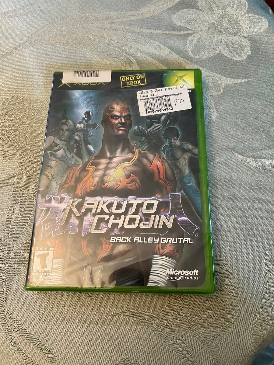 Kakuto Chojin Xbox Game - WITH STRATEGY GUIDE! - Pulled From