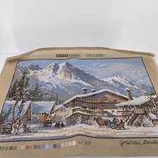 Tapex Vienna Hand Painted Needlepoint Canvas Grainau, Deutschland W 307 Winter