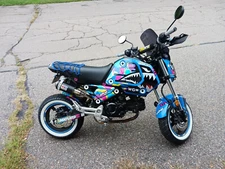 CMYK Savage Graphic Sticker kit fits Honda Grom  MSX125 21-22 2021 2022