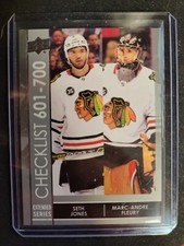2021-22 Upper Deck Extended Series #700 Seth Jones/Marc-Andre Fleury Checklist