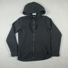 Adidas Sweater Womens Medium Black Full Zip Up Hoodie Sweatshirt Ladies