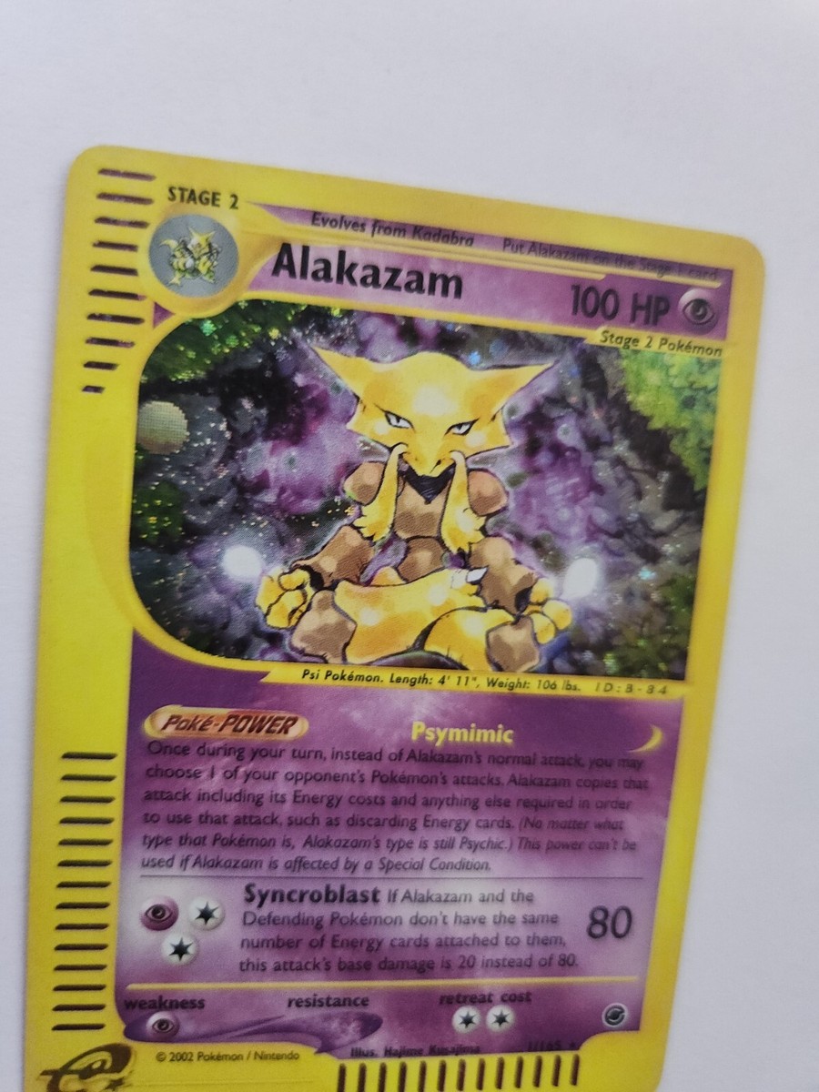 Alakazam Expedition Holo Base Pokemon Card WOTC | eBay