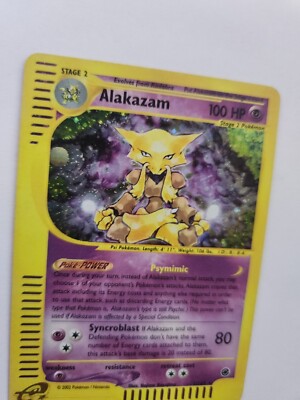 Alakazam Expedition Holo Base Pokemon Card WOTC | eBay