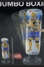 Md Sports Jumbo 70" Boxing Game W/ Electronic Scorer Kickboxing Bag New