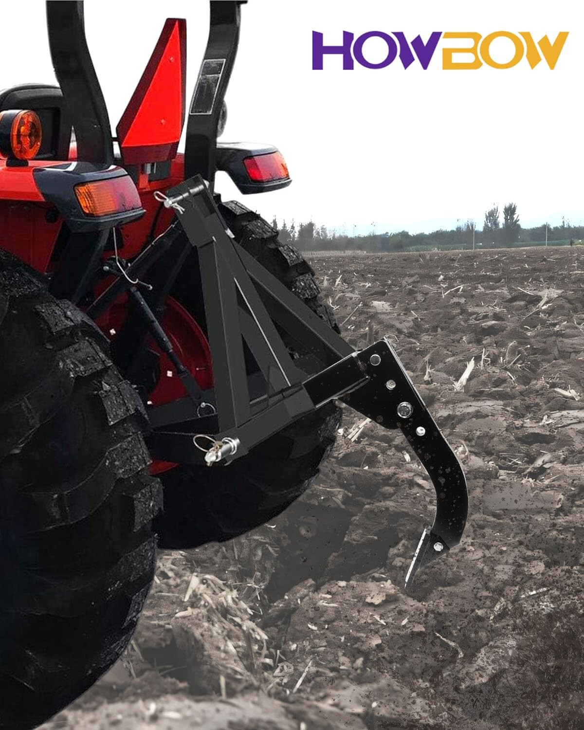 Hitch Mounted Trencherand and Flexible Pipe Layer Attachment for ATV UTV Tractor