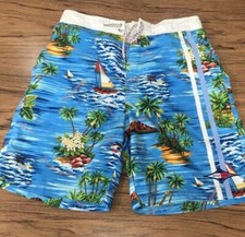 Tommy Hilfiger Tropical Beach Swim Trunks Mens Size L 52569