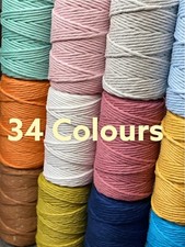 ♻️ Eco Friendly 5mm Single Ply Macramé Cotton Cord Made inUK