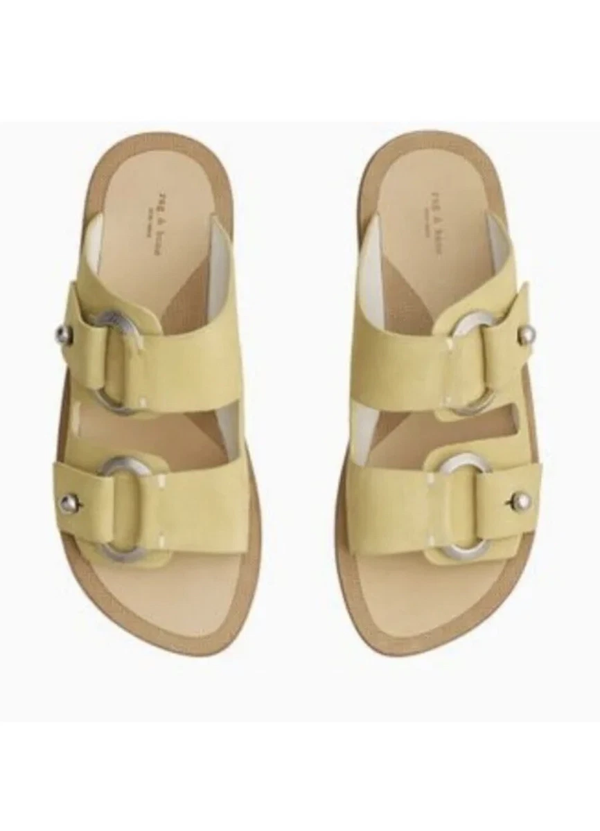 Womens rag bone Avost Sandals Soleil Beige Size 40 9 9.5 Slides