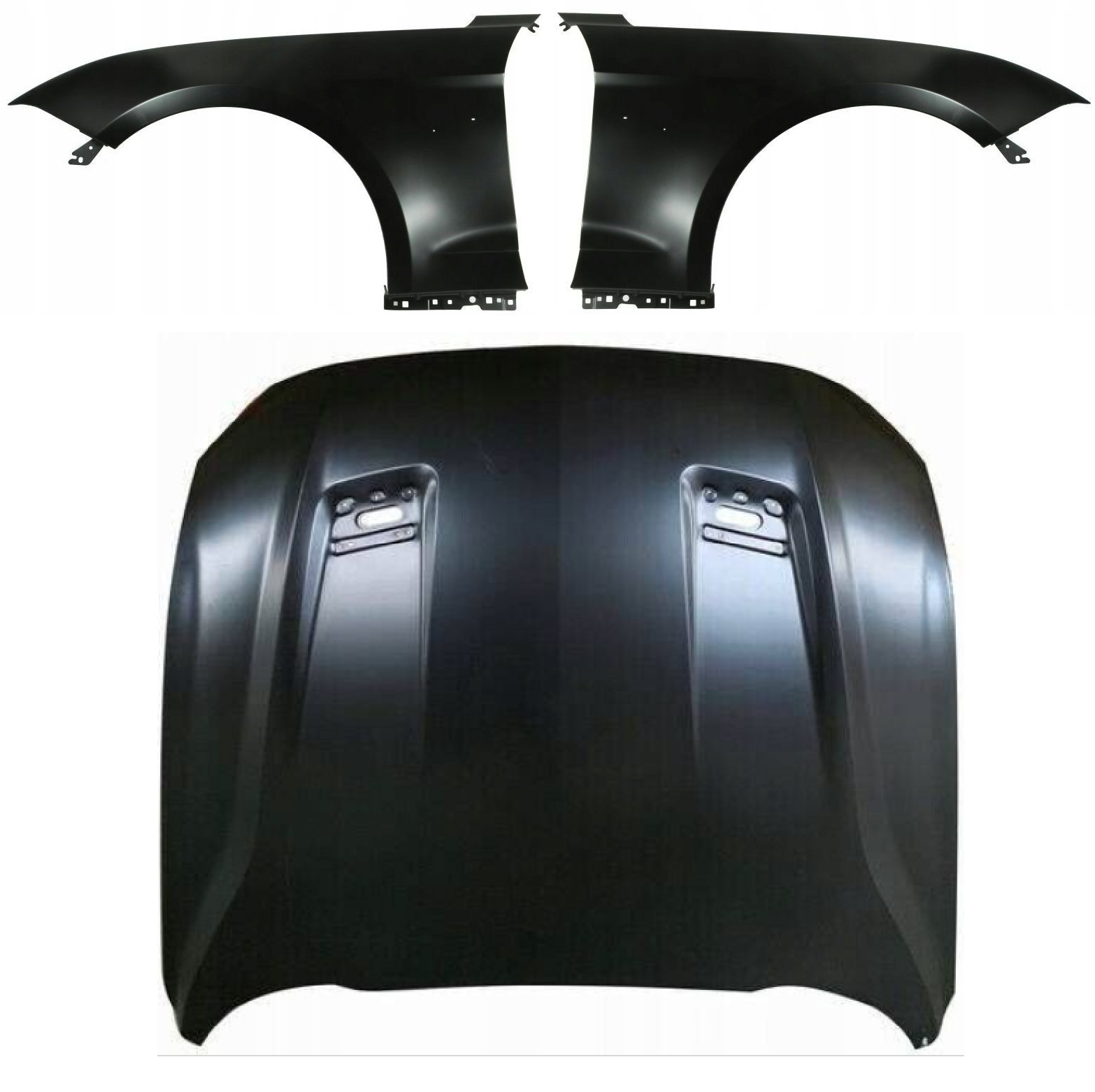 Sentence Hood OE Style + 2x Fender Aluminum for Ford Mustang GT 2018-2022