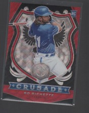 BO BICHETTE 2020 PANINI CHRONICLES CRUSADE RED WAVE PRIZMS CARD 1 /199