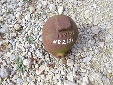 Case plow main cast threaded hub cap cover WB 2121 WB2121