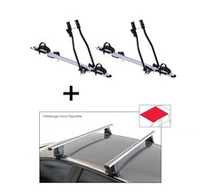 2x Fahrradträger SAGITTAR+Dachträger VDP Delta für für Audi A6 4A/C8 4 Türer ab 