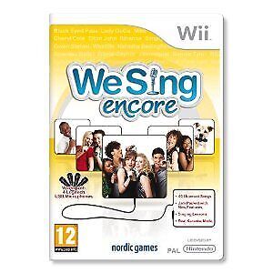 Nintendo Wii Game We Sing Encore Vol. Volume 2 II with 30 Songs New - Picture 1 of 1