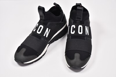 DSQUARED2 Women's Icon Runner Sneakers Black size US 5