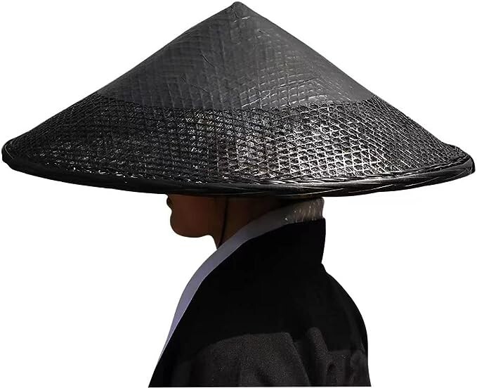 Samurai Hat Black Japanese Hat Bamboo Cosplay Asian Hats Dia Samurai Hat Black Japanese Hat Bamboo Cosplay Asian Hats Dia