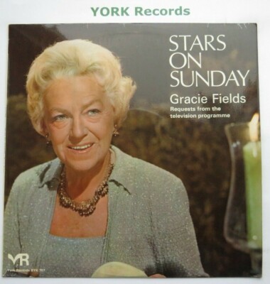 GRACIE FIELDS - Stars On Sunday - Excellent Condition LP Record York BYK 707