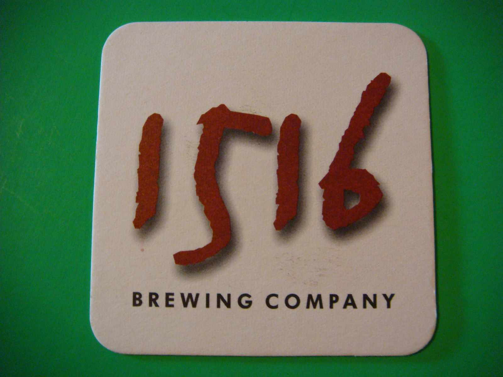Vienna Beer Coaster ~ 1516 Brewing Co ~ Wien, Austria Brauerei ...