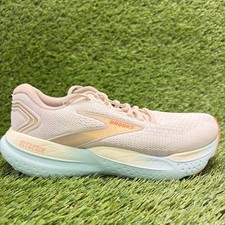 Brooks Glycerin 21 Womens Size 7 Beige Blue Athletic Running Shoes Sneakers