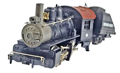 Rivarossi Spur HO 4244 B&O 0-4-0 Weichendampflok 96 Slope-Back Runner