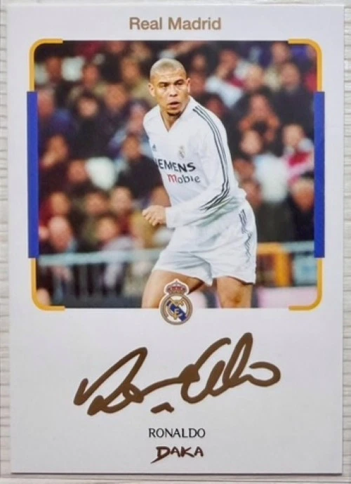 Cromos sueltos de deportes de coleccionismo fútbol ronaldo real