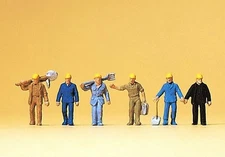 Preiser 79096 N Scale Railroad Personnel -- Track Maintenance Workers