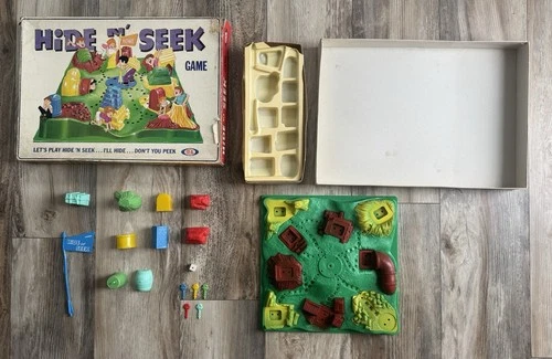 VINTAGE! 1967 HIDE N’ SEEK Board Game IDEAL Toy Corp 🌟 100% COMPLETE!! EUC!!