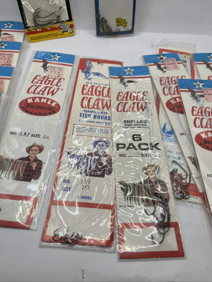 Nuevo Lote De 13 Paquetes De Colección De Ganchos Horizontales Garra De Águila Kahle Foto 3 de 4