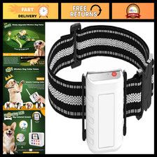 Wireless Dog Fence System - Electric Pet Containment  Training Collar, LCD Scre