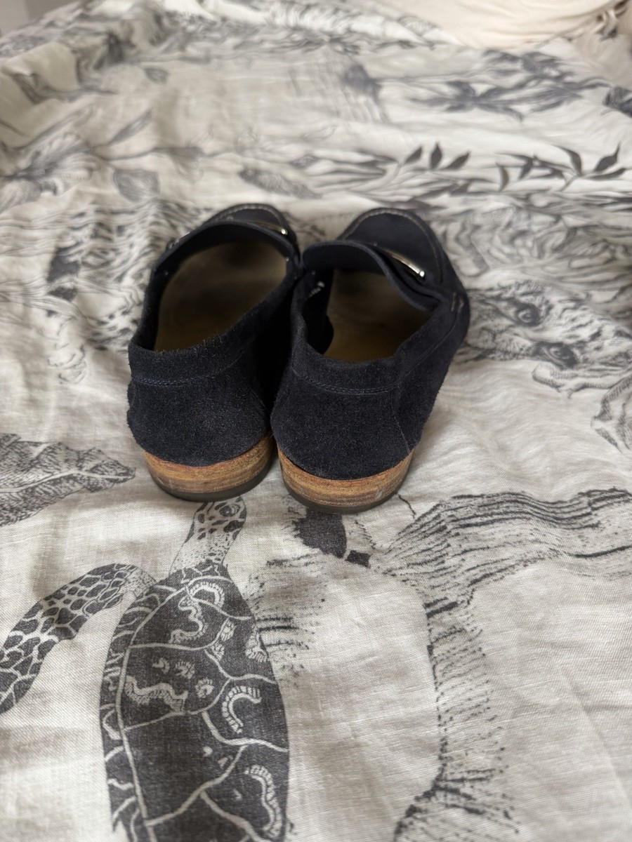 Hermes - Blue Suede Loafers Size 41 | eBay display picture 2