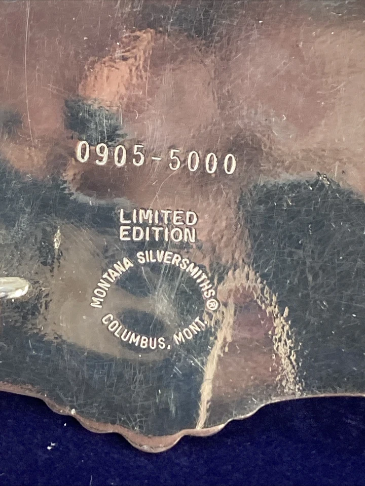 ПРЯЖКА РЕМНЯ MONTANA SILVERSMITHS 2007 НАЦИОНАЛЬНЫЙ ФИНАЛ РОДЕО ЛАС-ВЕГАС С ЧЕХЛОМ - Изображение 4 из 4