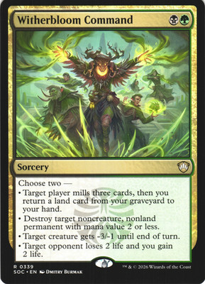 MTG | Witherbloom Command | Secrets of Strixhaven | NM | EN