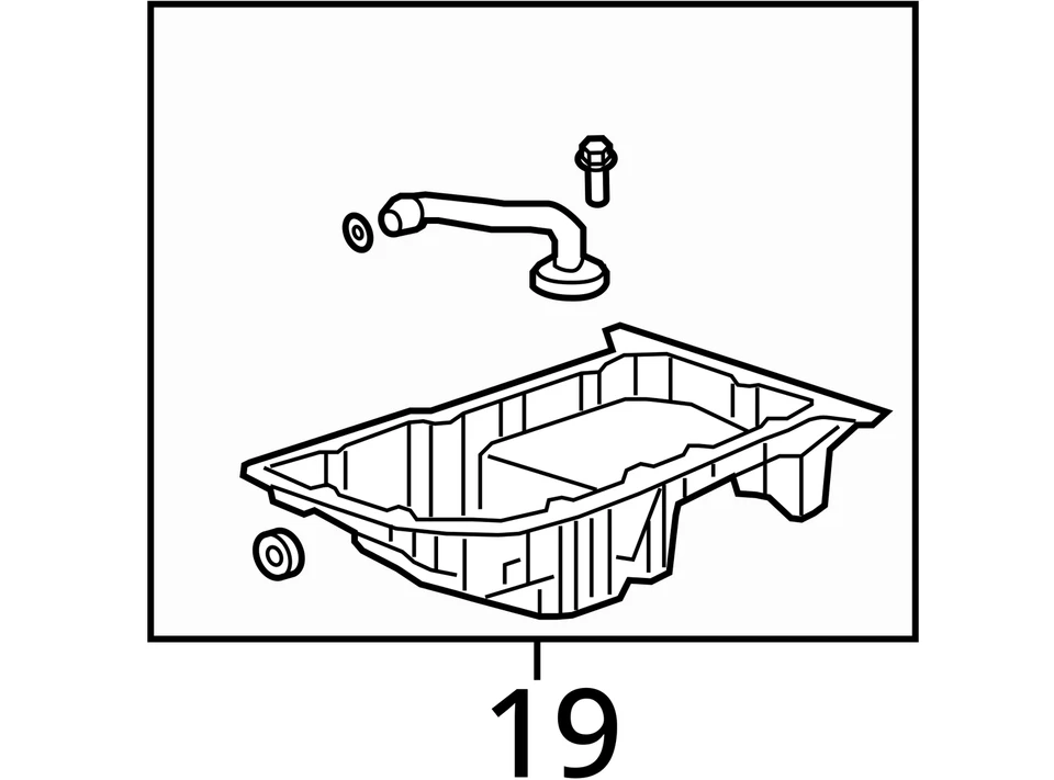 cárter de aceite del motor Saturn Vue 2005-2010 ENVPM Foto 4 de 4