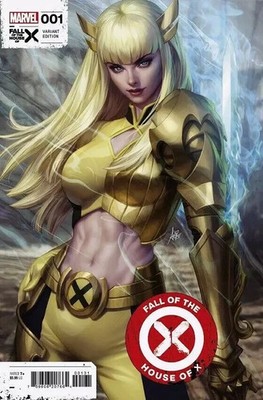 X-MEN FALL OF THE HOUSE OF X #1 ARTGERM VARIANT NM MARVEL COMICS 2024