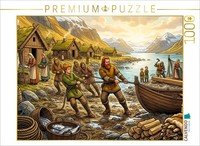 Calvendo Puzzle Erik The Red Establishes His New Home | 1000 Pieces, Finished Si