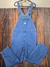 Liberty Blue Denim Bib Overalls Workwear Carpenter Pants Cotton Men's 36 x 32