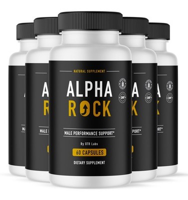 Alpha Rock Male Performance Support Dietary Supplement, Alpharock 300 Capsules