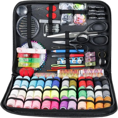 1pc Portable Sewing Kit 127pcs/Set Thread Box Hand Stitching Sewing Tools