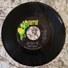 1965 Tom Jones - Once Upon A Time & What's Up Pussycat - Parrot 45Record 45