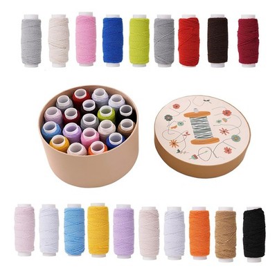 19PCS Elastic Thread 0.6mm20m Each SpoolElastic Sewing Thread for Sewing Mach...