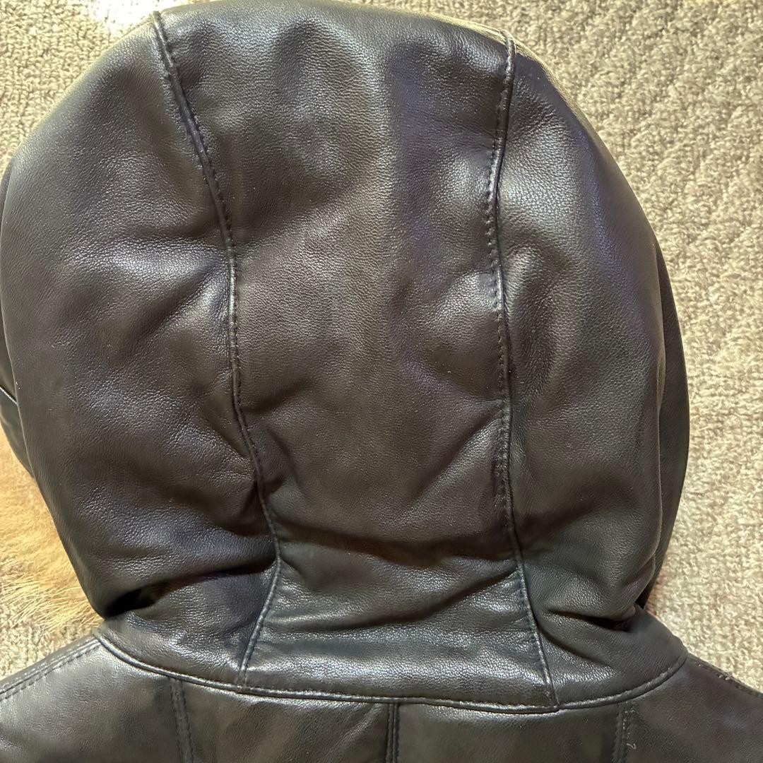 SHELLAC N-2B type feather down jacket sheepskin - image 7