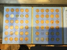 Complete Lincoln Wheat Cent Collection In Folder 1941 - 1958 P D S Set
