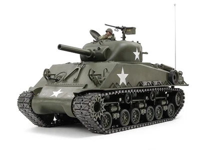 Tamiya 1/14 RC 58048 M4 SHERMAN 105MM HOWITZER TANK - image 1 of 4