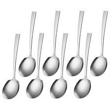 Stainless Steel Serving Spoons Set 8.8 Inch Serving Utensils for Buffet Catering
