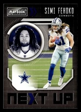 Simi Fehoko 2021 Panini Playbook NEXT UP ROOKIE #NXT-SFE Cowboys FOOTBALL *233