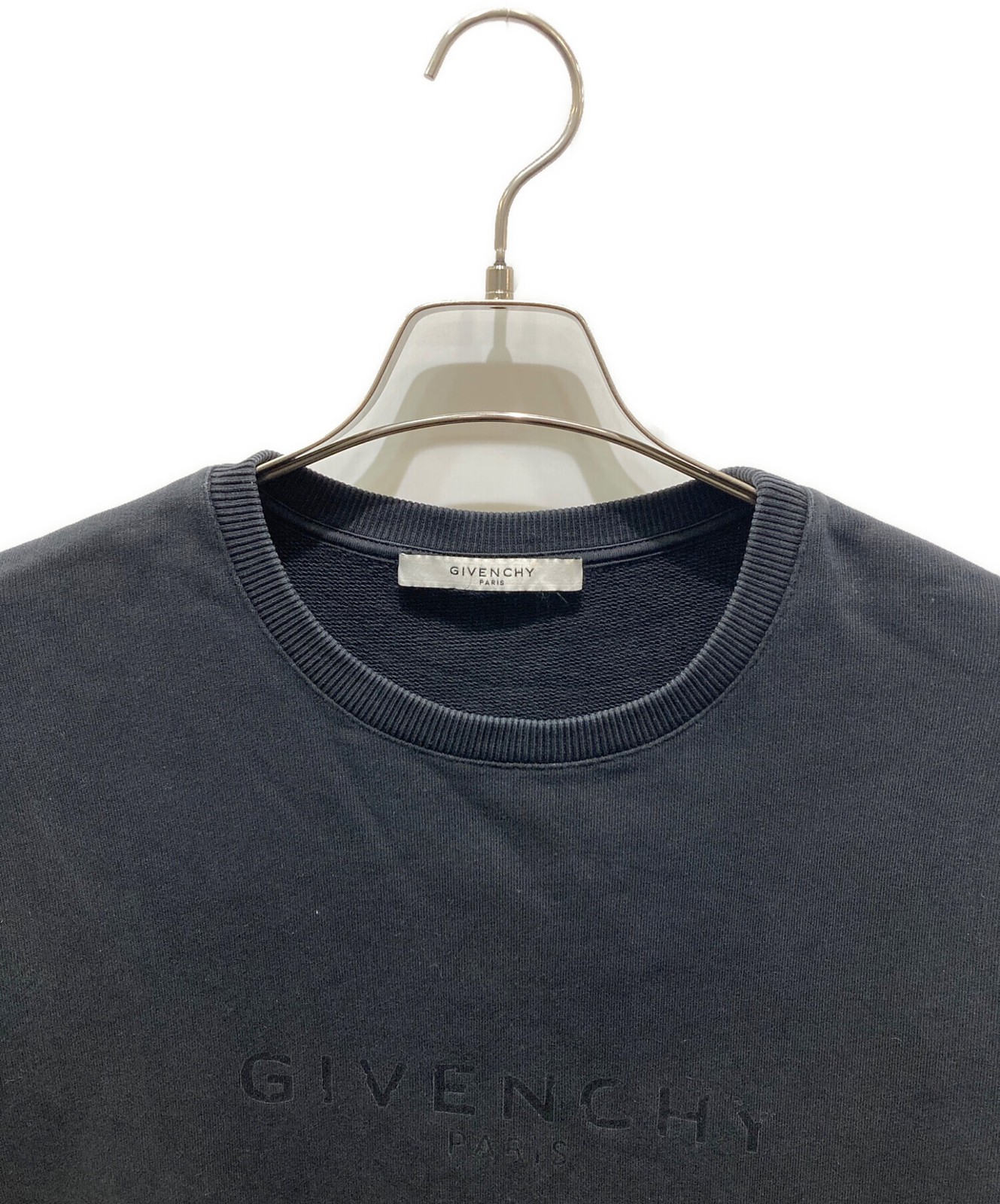 GIVENCHY logo sweatshirt Size: M Black Men BMJ04D30AF thumbnail 3