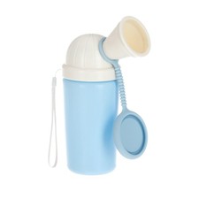 Nuby Travel Potty Urinal for Boys - Leak-Proof Portable Toilet Blue