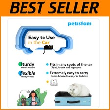 Compact Travel Litter Box for Medium Cats