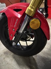 Honda Grom msx125 Side Amber Reflectors with brackets X2 - 35