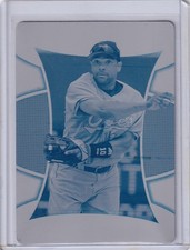 2007 Upper Deck UD Elements MIGUEL TEJADA Cyan Printing Plate 1/1 #46 Orioles